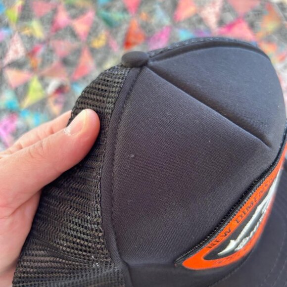 Vintage Hitachi New Dimensions in Motion Intelligent Snapback Mesh Trucker Hat - Picture 8 of 8